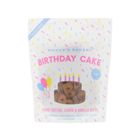 Bocce's Bakery Birthday Cake Biscuits for Dogs 5oz - Poudre Pet and Feed Supply